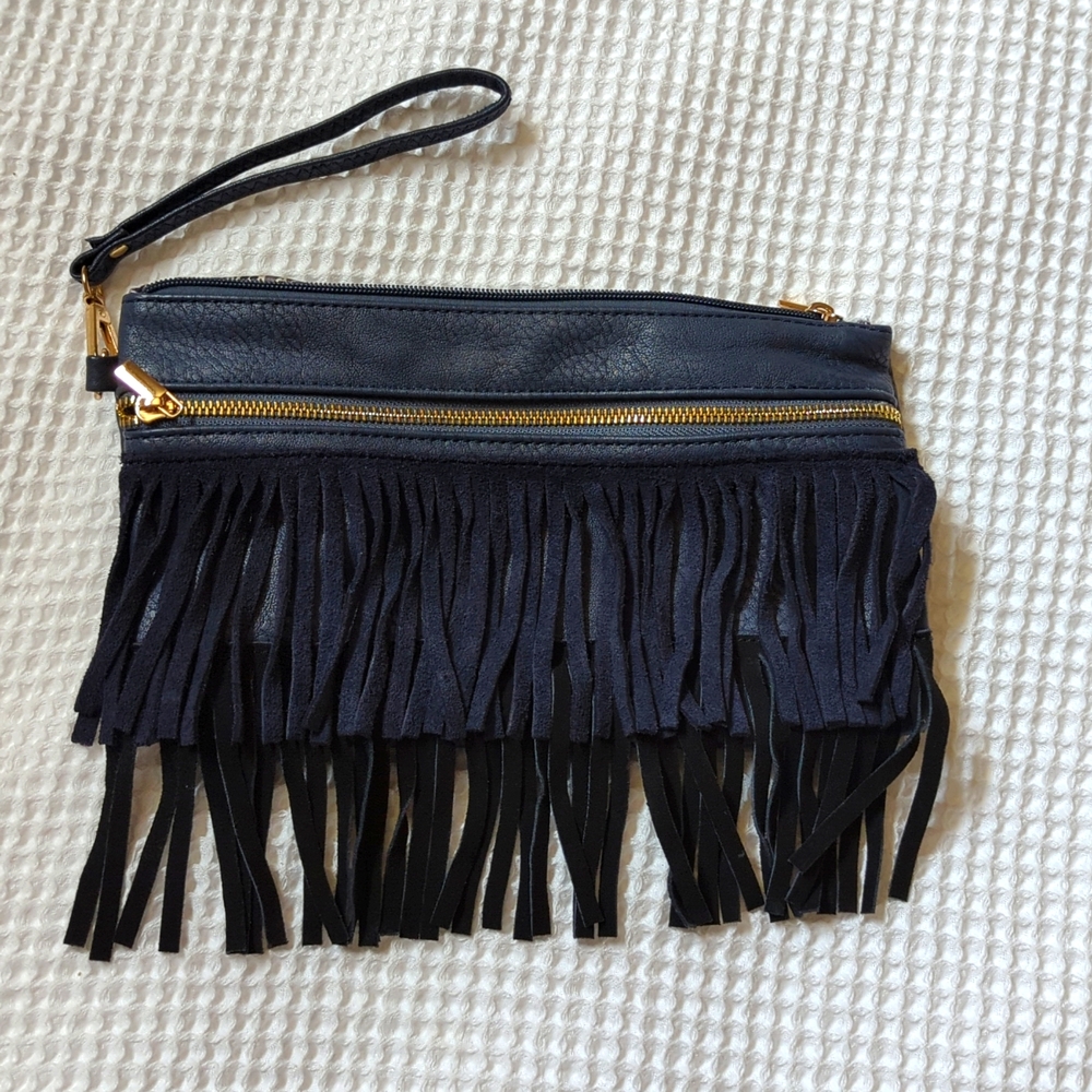 Imoshian Wristlet Fringe Bag